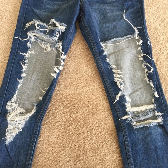 JET by John Eshaya Extreme ripped jeans 00 - Picture 5 of 6